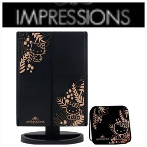 Impressions X Hello Kitty Super Cute Tri-Fold & Compact Mirror Bundle